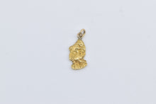 Load image into Gallery viewer, 22K Raw Textured Nugget Pebble Vintage Charm/Pendant Yellow Gold