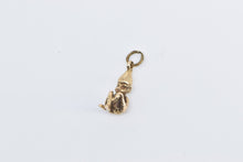 Load image into Gallery viewer, 9K 3D Elf Vintage Holiday Tradition Christmas Charm/Pendant Yellow Gold