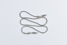 Load image into Gallery viewer, Sterling Silver EFFY Wheat Palma Link Designer 2.5mm Chain Necklace 18&quot;