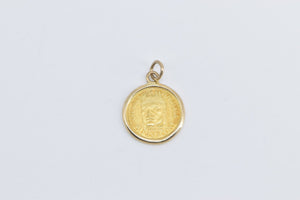 14K Venezuela 20 Bolívares Paramaconi Bullion Charm/Pendant Yellow Gold