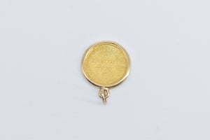 14K Venezuela 20 Bolívares Paramaconi Bullion Charm/Pendant Yellow Gold