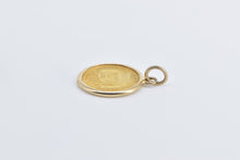 Load image into Gallery viewer, 14K Venezuela 20 Bolívares Paramaconi Bullion Charm/Pendant Yellow Gold