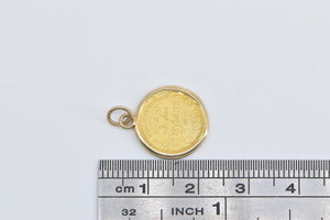 14K Venezuela 20 Bolívares Paramaconi Bullion Charm/Pendant Yellow Gold