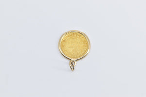 14K Venezuela 60 Bolívares Murachi Bullion Coin Charm/Pendant Yellow Gold