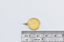 Load image into Gallery viewer, 14K Venezuela 20 Bolívares Tiuna Bullion Coin Charm/Pendant Yellow Gold