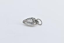 Load image into Gallery viewer, Sterling Silver Puffy Heart Forget Me Not Promise Love Charm/Pendant