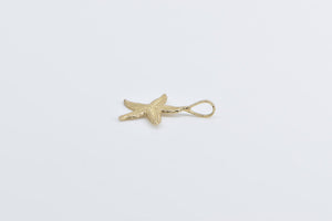 10K Star Fish Sea Star Ocean Beach Motif Charm/Pendant Yellow Gold