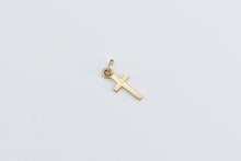 Load image into Gallery viewer, 10K Cross Christian Faith Symbol Religious Charm/Pendant Yellow Gold