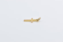 Load image into Gallery viewer, 10K Cross Christian Faith Symbol Religious Charm/Pendant Yellow Gold