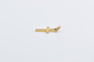 10K Cross Christian Faith Symbol Religious Charm/Pendant Yellow Gold