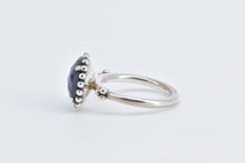 Load image into Gallery viewer, Sterling Silver Pandora Midnight Star Blue Crystal Retired Ring