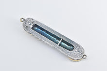 Load image into Gallery viewer, Sterling Silver Two Tone Gold Plated Mezuzah Jewish Faith