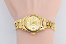 Load image into Gallery viewer, 18K Rolex Datejust 26mm 6927 Bark Bezel 1980&#39;s Women&#39;s Watch