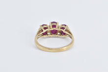 Load image into Gallery viewer, 14K 1.25 Ctw Natural Ruby Diamond Statement Ring Yellow Gold