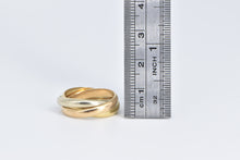 Load image into Gallery viewer, 18K Cartier Trinity Tri Tone Three Band Designer Ring Yellow Gold