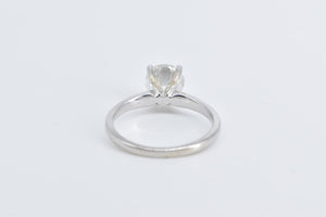 14K 1.35 Ct Diamond Solitaire Classic Engagement Ring White Gold