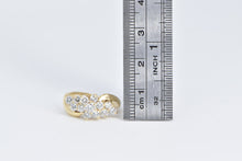 Load image into Gallery viewer, 14K 0.75 Ctw Diamond Vintage Bypass Cluster Ring Yellow Gold