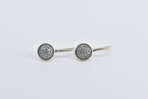 Sterling Silver Pandora Dazzling Droplets Round Pave CZ Earrings