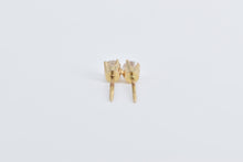 Load image into Gallery viewer, 14K 0.32 Ctw Diamond Solitaire Classic Stud Earrings Yellow Gold