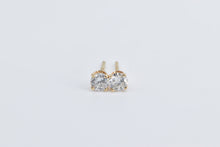 Load image into Gallery viewer, 14K 0.40 Ctw Diamond Solitaire Classic Stud Earrings Yellow Gold