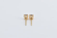 Load image into Gallery viewer, 14K 0.40 Ctw Diamond Solitaire Classic Stud Earrings Yellow Gold