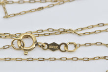 Load image into Gallery viewer, Gold Filled Pearl Diamond Accent Classic Chain Link Necklace 18&quot;