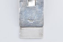 Load image into Gallery viewer, Sterling Silver Southwestern Turquoise Inlay Engraved Money Clip