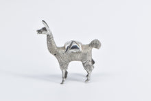 Load image into Gallery viewer, Sterling Silver 3D Llama Alpaca Peruvian Animal Figurine