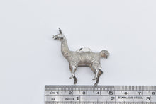 Load image into Gallery viewer, Sterling Silver 3D Llama Alpaca Peruvian Animal Figurine