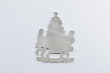 Load image into Gallery viewer, Sterling Silver 1977 Gorham Children Around the Tree Christmas Ornament