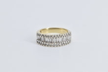 Load image into Gallery viewer, 10K 1.20 Ctw Baguette Diamond Wedding Band Ring Yellow Gold