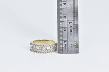 Load image into Gallery viewer, 10K 1.20 Ctw Baguette Diamond Wedding Band Ring Yellow Gold