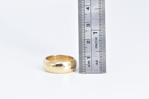 14K 7.0mm Tiffany & Co. Classic Wedding Band Ring Yellow Gold