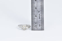 Load image into Gallery viewer, 14K Diamond Art Deco Filigree Engagement Ring White Gold