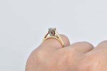 Load image into Gallery viewer, 14K 0.32 Ct Princess Diamond Solitaire Engagement Ring Yellow Gold