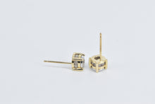 Load image into Gallery viewer, 14K 0.56 Ctw Diamond Accent Vintage Stud Earrings Yellow Gold