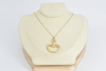 Load image into Gallery viewer, 14K Victorian Snake Serpent Amethyst Ouroboros Pendant Yellow Gold