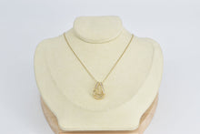 Load image into Gallery viewer, 14K Curvy Vintage Diamond Draped Wave Fashion Pendant Yellow Gold