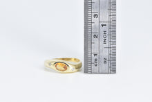 Load image into Gallery viewer, 14K Oval Citrine Diamond Accent Wavy Fashion Ring Yellow Gold