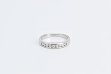 Load image into Gallery viewer, 14K 0.32 Ctw Diamond Classic Curved Wedding Band Ring White Gold