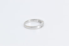 Load image into Gallery viewer, 14K 0.32 Ctw Diamond Classic Curved Wedding Band Ring White Gold