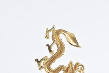 Load image into Gallery viewer, 14K Ornate Chinese Dragon 3D Traditional Charm/Pendant Yellow Gold