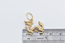 Load image into Gallery viewer, 14K Ornate Chinese Dragon 3D Traditional Charm/Pendant Yellow Gold