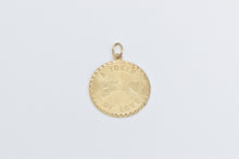 Load image into Gallery viewer, 14K Token of Love Cupid Heart Valentine Romantic Charm/Pendant Yellow Gold