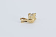 Load image into Gallery viewer, 14K 0.44 Ct Diamond Round Solitaire Vintage Pendant Yellow Gold