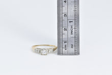 Load image into Gallery viewer, 14K Art Deco Diamond Vintage Classic Promise Ring Yellow Gold