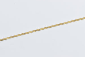 14K 1.7mm Herringbone Link Fancy Chain Necklace 18.75" Yellow Gold