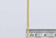 Load image into Gallery viewer, 14K 1.7mm Herringbone Link Fancy Chain Necklace 18.75&quot; Yellow Gold