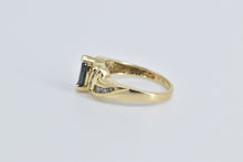 Load image into Gallery viewer, 14K Marquise Sapphire Diamond Engagement Ring Yellow Gold