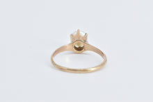 Load image into Gallery viewer, 14K Victorian Pearl Ornate Classic Engagement Ring Yellow Gold